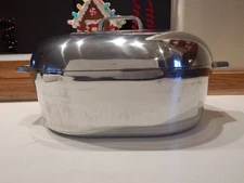 VTG Wagner Ware Sidney O 13 Qt Roaster & Trivet 4267-P Oval Magnalite Dutch Oven