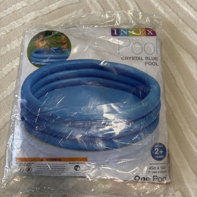 INTEX POOL 45 x10  CRYSTAL BLUE ROUND POOL BRAND NEW 