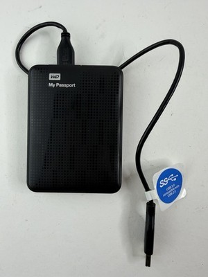Western Digital WD My Passport 1 TB USB External Hard Drive WDBBEP0010BBK-01