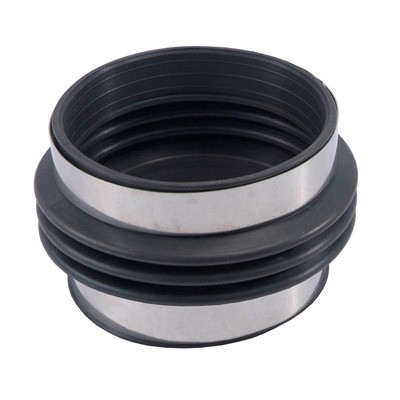 Spectre SPE-9775, One Tubing Coupler 4 in Inlet 4 in Outlet Straight Flex Clamps