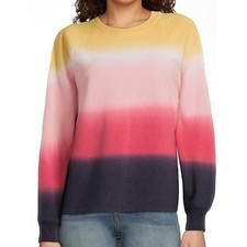 Time and Tru Womens Sweatshirt Tie Dye French Terry Cloth Dusty Rose Size M
