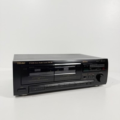 TEAC W-600R Stereo Double Cassette Tape Deck Player Recorder voll funktionsfähig +++