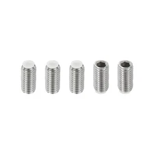 M8x16mm Nylon Tip Grub Screw Internal Hex Socket Head Anti Slip Screws 5pcs