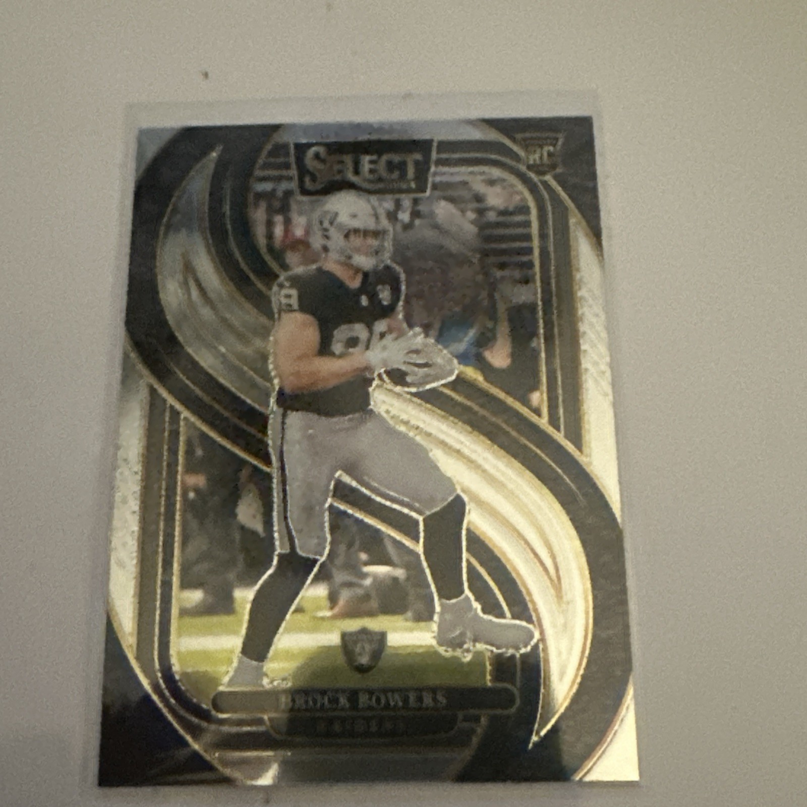 2024 Panini Select Premier Level Brock Bowers #118 Base (RC) Las Vegas Raiders