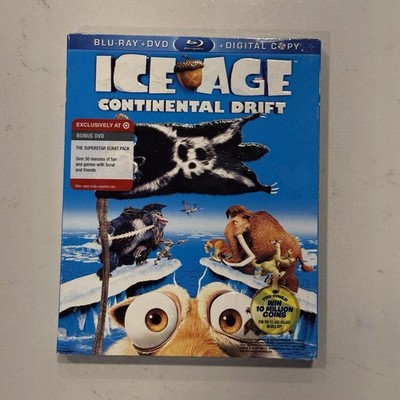 Ice Age Continental Drift Blu-ray DVD Target Exclusive New Sealed W/ Slipcover