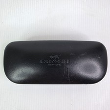 Coach Authentic Sunglasses Eyeglasses Black Hard Clamshell Case Coach New York