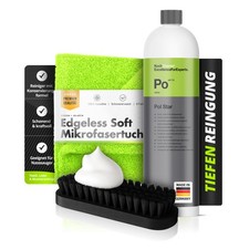 Koch Chemie Pol Star 1L Textil Set Bürste Mikrofasertuch 500GSM 40×40 | 3-teilig