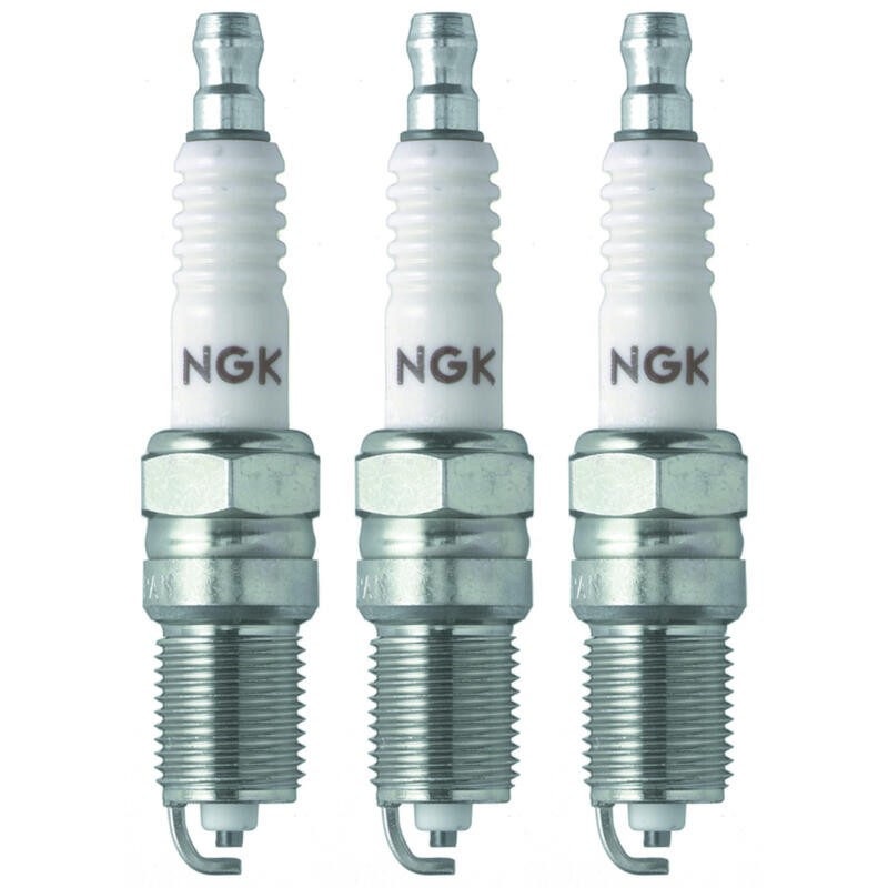 NGK Spark Plug 7891 3-PACK V-Power R5724-9 14mm Copper/Nickel, Tapered, 9