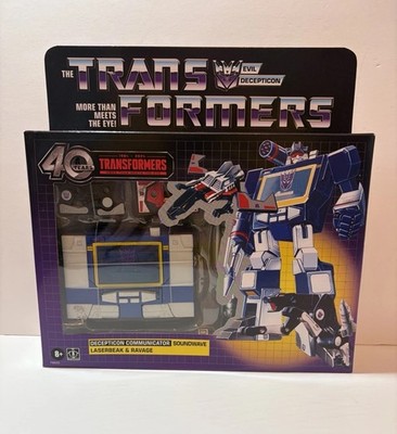 Hasbro Transformers Retro 40th Anniversary G1 Soundwave Laserbeak & Ravage MISB