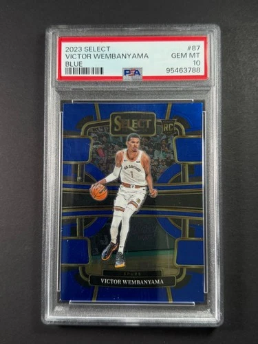 2023 Select Victor Wembanyama RC Blue Prizm Concourse Level 🔥PSA 10
