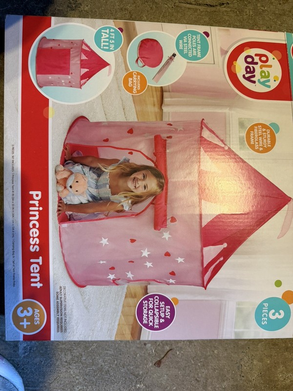 Play Day Princess Tent Kids Pop Up Play House