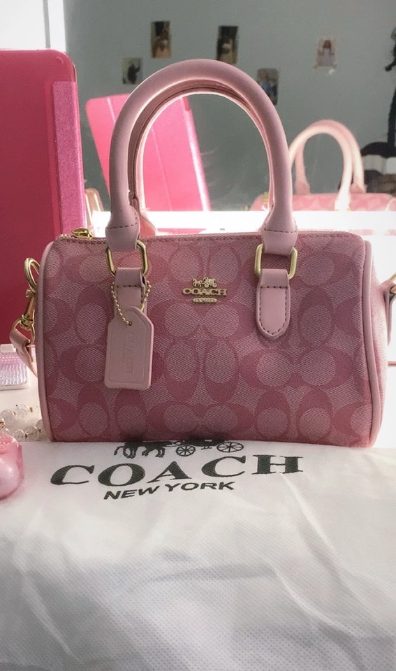 sac coach vintage Rose - Photo 1/4