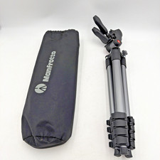 Manfrotto Compact Advanced Aluminum ADJ 16" to 65" Tripod 3-Way Head Excellent