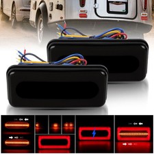 2x 4 Led Sequential Light Drl Flowing Brake Turn Signal Stop Tail Strip Truck 2x 4 Led Sequential Light Drl Flowing Brake Turn Signal Stop Tail Strip Truck