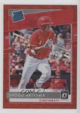 2020 Panini Donruss Optic Rated Rookies Retail Red Wave Prizm Shogo Akiyama 1ao4