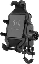 Vibration Damping Motorcycle Phone Mount -Shock Absorbing Bracket with Anti-Thef