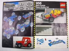 LEGO Expert Builder 1978 Instruction Manual Catalog 956, 948+952+954+961 Technic