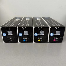 HP 218A Complete Toner Set KYCM for LaserJet Pro 3201dw MFP 3301fdw Genuine New