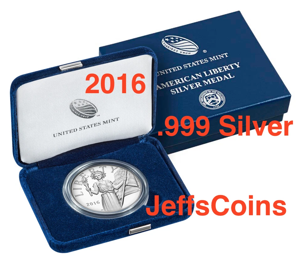 2016 W American Liberty Silver Medal Proof .999 Pure 1 troy oz. UH9 Eagle Blank - Image 3 of 4