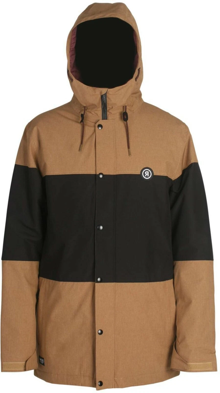 RIDE Snowboards Men's HAWTHORNE Snow Jacket - Tobacco/Black - XXL - NWT