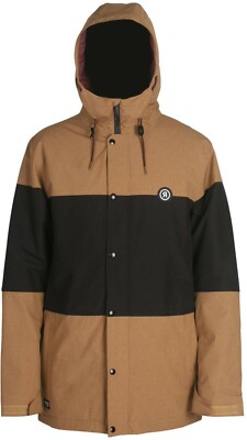 RIDE Snowboards Men's HAWTHORNE Snow Jacket - Tobacco/Black - XXL