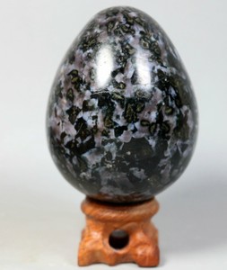 339g Large Merlinite Mystic Tumbled Egg Stone Magic Shaman Psilomelane Gabbro Ebay