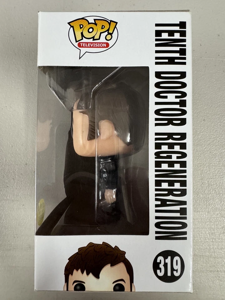 Décimo Doctor Regeneración (Glow) 319 ~ Doctor Who ~ Vinilo Funko Pop + PROTECTOR Foto 2 de 4