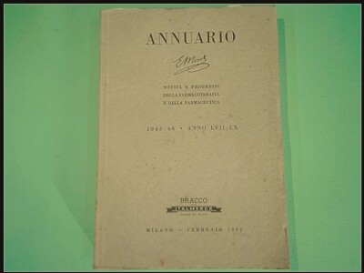 MERCK JAHRBUCH 1943-46 BRACCO