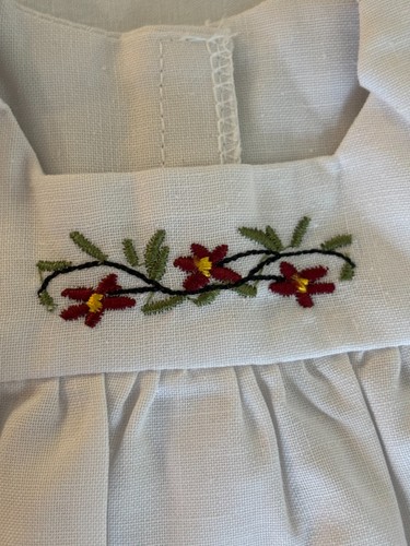 American Girl Josefina HARVEST BLOUSE Camisa Only for 18" Doll Flower Embroidery - Picture 7 of 8