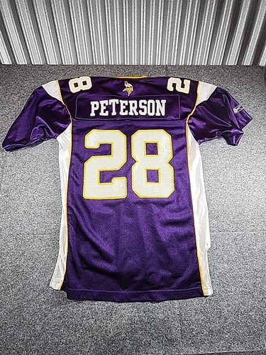 Minnesota Vikings Jersey Peterson #28 Medium Reebok NFL Equipment - Picture 10 of 13