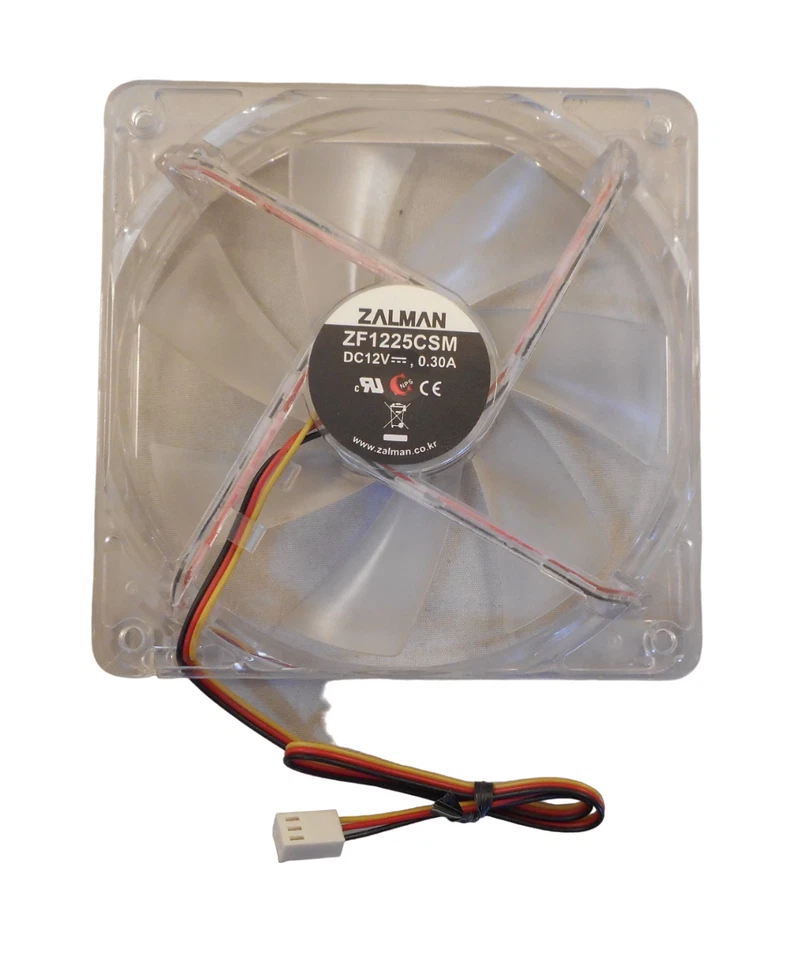 Zalman FATAL1TY ZF1225CSM 120mm 3-Pin 12V/0.30A PC Case Fan - Image 2 of 4