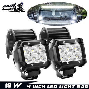 4x-4inch-18W-Led-Work-Lights-Pods-Cube-Flood-Beam-Offroad-ATV-UTE-JEEP-TRUCK-4WD