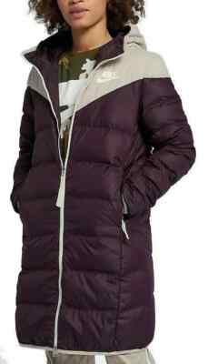nike down fill jacket burgundy