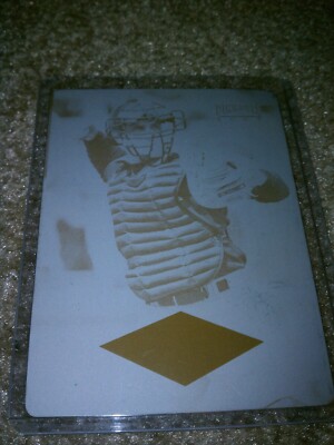 ULTRA RARE 1/1 1997 Mike Stanley PRODUCTION PRESS PLATE - FIRST PRINTING PLATES