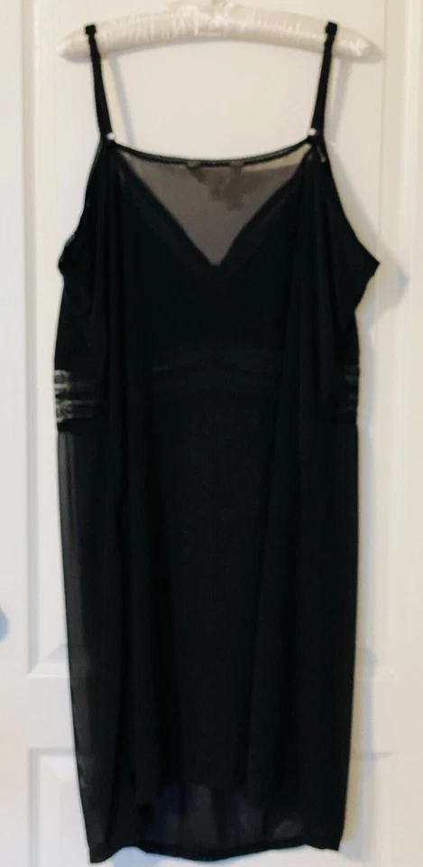 Avenue Body Negro Malla Encaje Bebé Muñeca Estilo Peluche Mujer Talla Grande 30/32 Foto 3 de 4