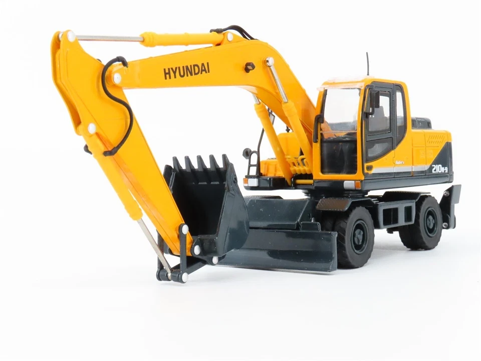Excavadora de ruedas Hyundai Robex 210W-9 - Modelo diecast escala 1:40 de China nuevo Foto 4 de 4