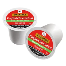 Decaf English Breakfast Tea K-Cup Pods for Keurig, Naturally Decaffeinated Black