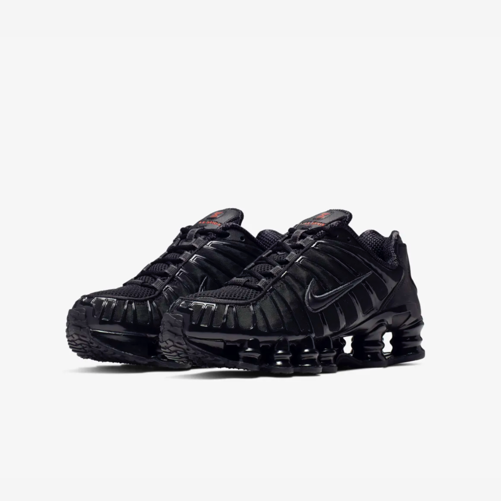 Nike Shox TL Black and Max Orange Womens WMS (AR3566-002)