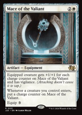 MTG Magic the Gathering Mace of the Valiant (221/779) Foundations Jumpstart LP