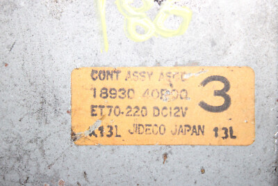 JDM NISSAN 300ZX Z32 OEM CURISE CONTROL COMPUTER UNIT 18930 40P00