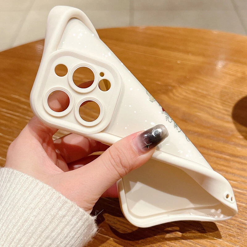 For iPhone 16 15 17 Pro Max Air 14 13 12 11 XR 8 Christmas Tree Santa Case Cover - Image 4 of 4