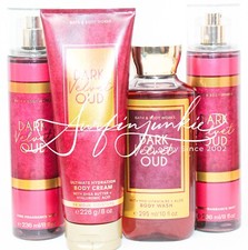 Bath  Body Works Dark Velvet Oud Spray Splash Mist Body Lotion Shower Gel 4pc