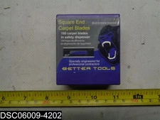 QTY=100: 20102N Better Tools Square End Carpet Blades786695201310
