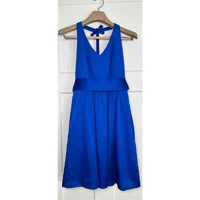 light blue dress teenager Blue Satin Mismatched A-line Halter Off Shoulder Prom Dresses For Teen –  AlineBridal main image 0
