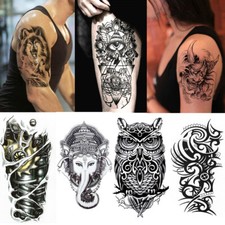 Large Temporary Fake Tattoo Full Sleeve Leg Arm Waterproof Stickers Men Women