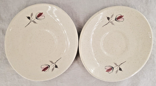 Vintage 2 Franciscan Duet Earthenware Roses Coffee Tea Cup & Saucer Set B - Picture 9 of 24
