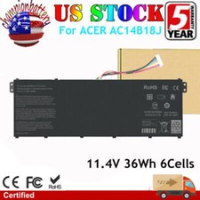 AC14B18J AC14B13J Battery for Acer Aspire ES 15 ES1-531/533 Chromebook CB3-111