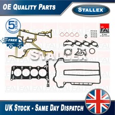 Fits Vauxhall Corsa 2000-2006 1.2 Cylinder Head Gasket Set Stallex