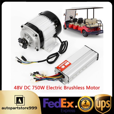 48V DC Brushless Electric Motor Kit For Scooter E-bike Go Kart ATV w/Controller