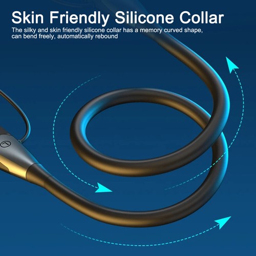 Wireless Bluetooth Neckband Headphones Mic Headset Stereo Earphone LED Display - Picture 7 of 25
